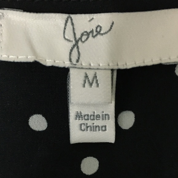 Joie | Polkadot Silk Blouse - Picture 13 of 16